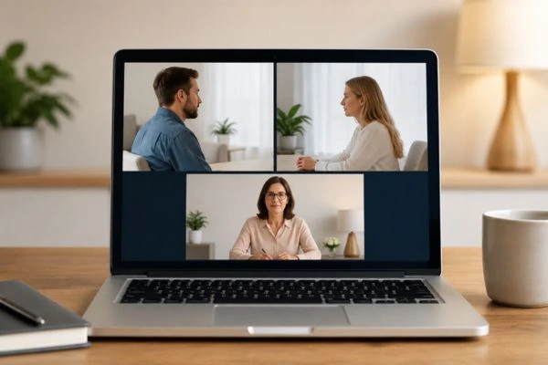Image of online shuttle mediation Okehampton